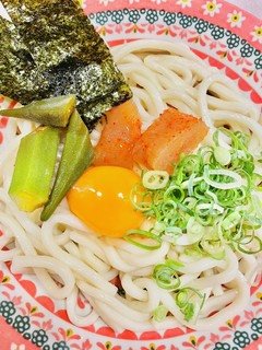 ランチにも簡単!明太めんつゆバターうどん-レシピのメイン写真