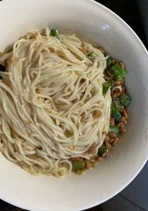 ネバネバそうめん-レシピのメイン写真