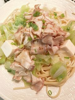 豚しゃぶの冷製パスタ-レシピのメイン写真