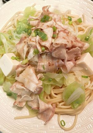 豚しゃぶの冷製パスタ-レシピのメイン写真