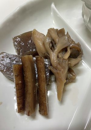 お手軽こんにゃく舞茸ごぼう煮-レシピのメイン写真