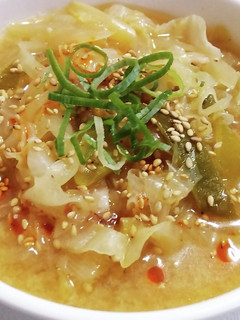 キャベツベーコンの味噌スープ-レシピのメイン写真
