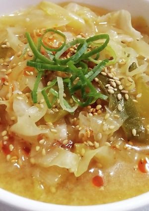 キャベツベーコンの味噌スープ-レシピのメイン写真