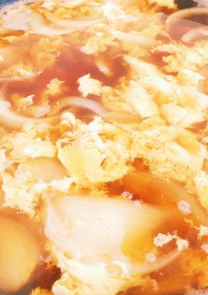玉ねぎと卵の和風スープ♡簡単♡-レシピのメイン写真