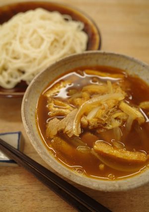 チャーシューカレーつけ麺-レシピのメイン写真