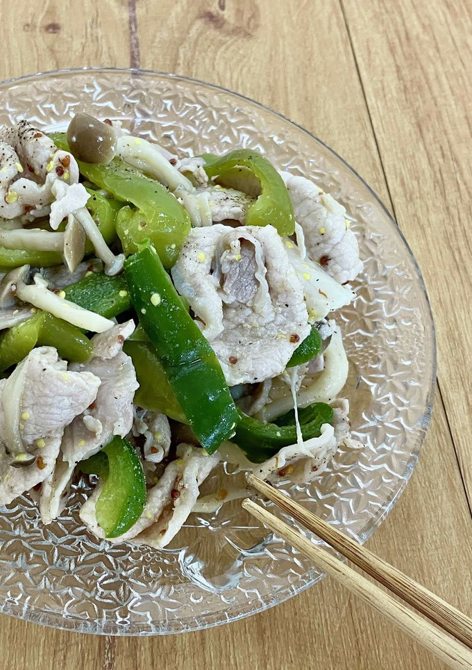 ピーマンと豚肉のさっぱり和え-レシピのメイン写真
