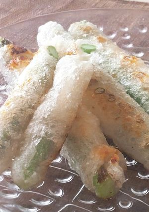 ライスペーパー揚アスパラ★グルテンフリー-レシピのメイン写真
