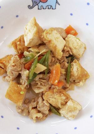 【保育園給食】じゃんじゃん豆腐-レシピのメイン写真