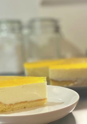 オレンジゼリーの簡単レアチーズケーキ-レシピのメイン写真