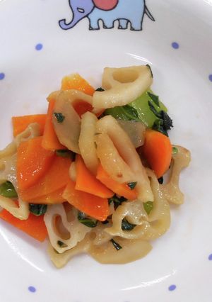 【保育園給食】れんこんチップスサラダ-レシピのメイン写真