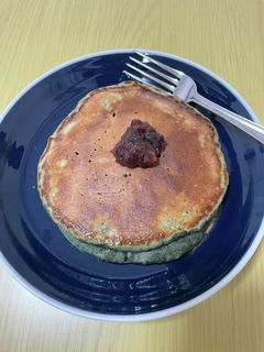 よもぎと米粉のパンケーキ-レシピのメイン写真