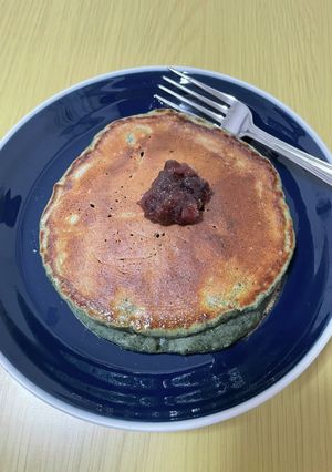 よもぎと米粉のパンケーキ-レシピのメイン写真