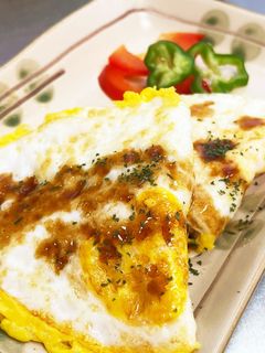 ちょっぴり洋風チックな目玉焼き-レシピのメイン写真