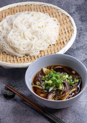 きのこたっぷり冷やしつけそうめん-レシピのメイン写真