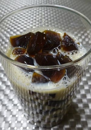 コーヒー寒天入りミルク-レシピのメイン写真