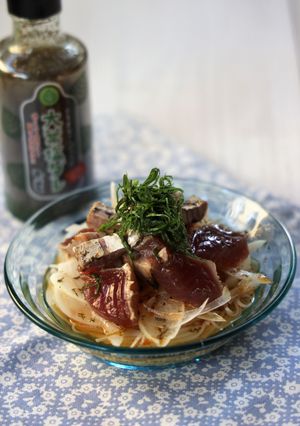 かつおのたたきのぶっかけそうめん-レシピのメイン写真