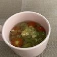 レタスとトマトの卵スープ
