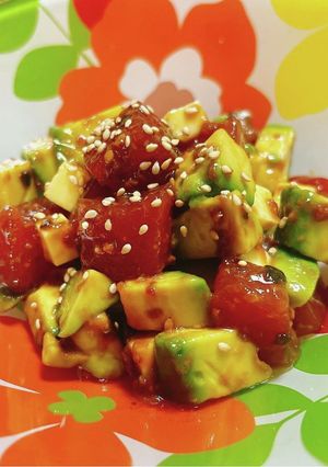 「のり醤油こうじ」ポキ風！-レシピのメイン写真