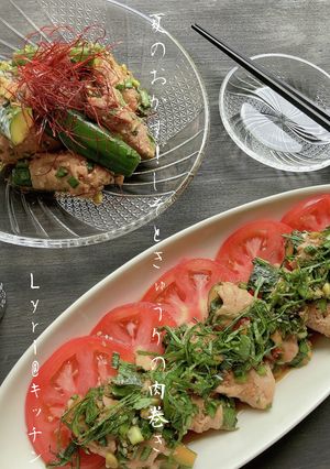 ☆きゅうりの肉巻き♪香味タレ漬け☆-レシピのメイン写真