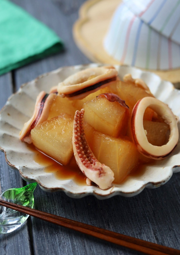 いかと冬瓜の煮物　煮込み５分♪-レシピのメイン写真