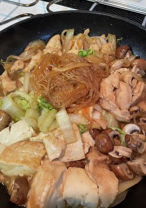 鶏胸肉の鶏すき-レシピのメイン写真