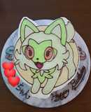 ポケモンケーキ　ニャオハ　キャラケーキ