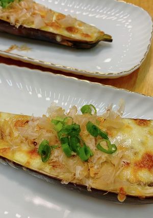 なすの和風ボートグラタン-レシピのメイン写真