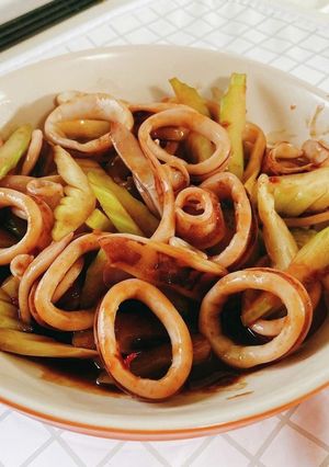 いかとセロリのピリ辛炒め-レシピのメイン写真