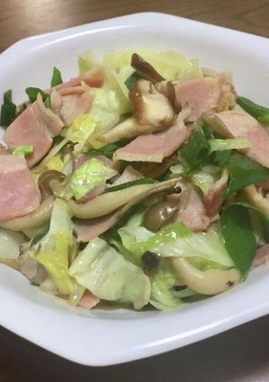 味の素中華あじでベーコンと野菜の炒め物-レシピのメイン写真