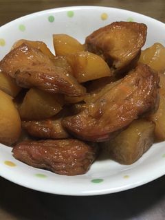 大根とさつま揚げの煮物-レシピのメイン写真
