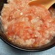 パサパサ☆すの入った大根とトマトおろし♬