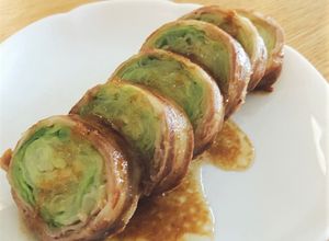 シンプルで美味！キャベツの豚バラ肉巻き-レシピのメイン写真