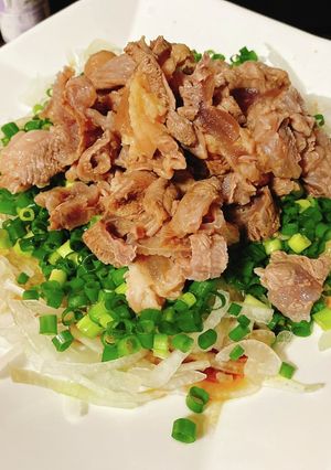 ネギだく!牛すじポン酢-レシピのメイン写真
