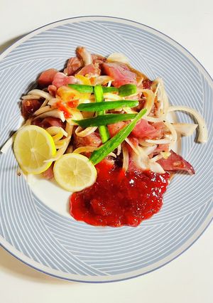 堕辰子のカルパッチョ-レシピのメイン写真