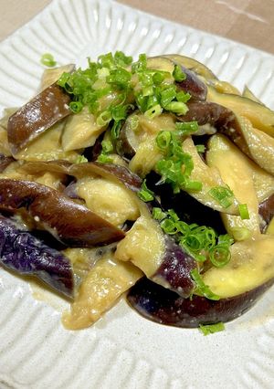 茄子の味噌マヨ炒め-レシピのメイン写真