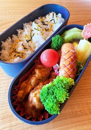 2023.8/4 小学生学童お弁当-レシピのメイン写真