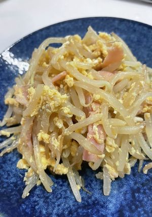 パパっと出来るもやしの卵とじ^ ^-レシピのメイン写真