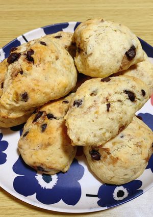 袋でもみもみチョコバナナスコーン-レシピのメイン写真