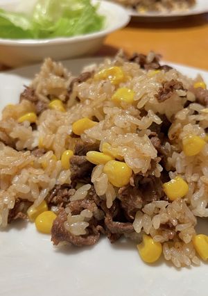 フライパンで♫簡単 ビーフペッパーライス-レシピのメイン写真