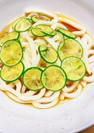 すだちぶっかけうどん（今回は冷やし）-レシピのメイン写真