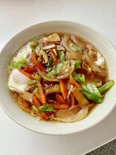 野菜あんかけインスタントラーメン-レシピのメイン写真