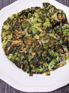 小松菜としらすのチヂミ-レシピのメイン写真