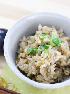 丸ごと茄子の炊き込みご飯-レシピのメイン写真