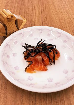 【大崎市】サーモンの塩昆布漬け【簡単】-レシピのメイン写真