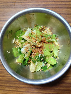 ヨウサマの減塩青梗菜の中華お浸し-レシピのメイン写真