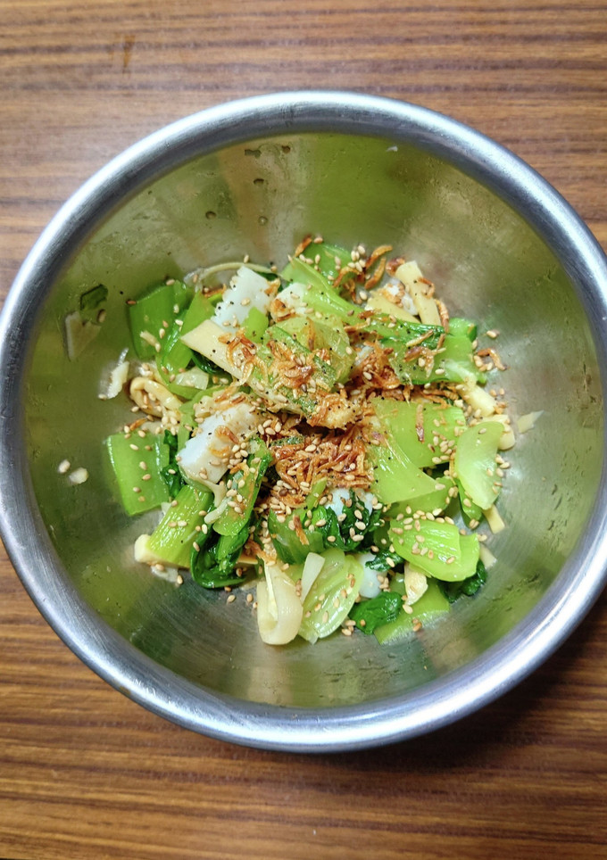 ヨウサマの減塩青梗菜の中華お浸し-レシピのメイン写真