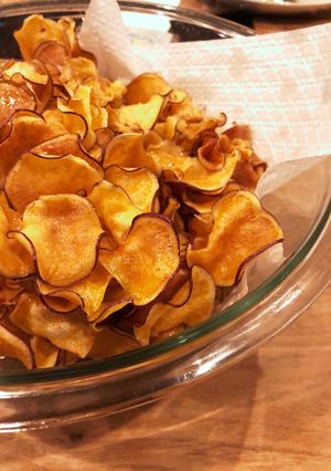 カリカリさつまいもチップ-レシピのメイン写真