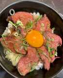 ボニークでローストビーフ丼ღ