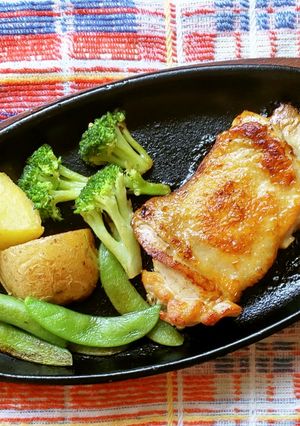 お野菜も同じくらい摂ろう！チキンステーキ-レシピのメイン写真