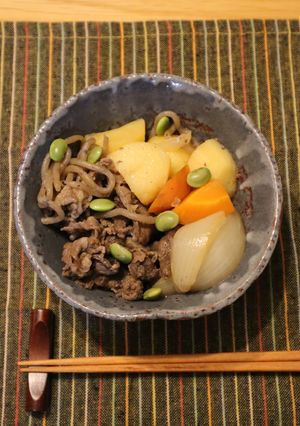 レンジで完結！昔ながらの肉じゃが-レシピのメイン写真